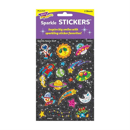 SPARKLY STICKER SPACE STUFF