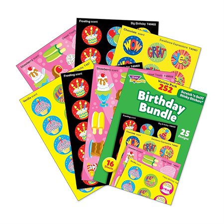 SCRATCH&SNIFF STICKERS BDAY BUNDLE