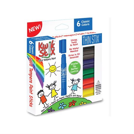 TEMPERA PAINT STICKS 12 COLORS (12)