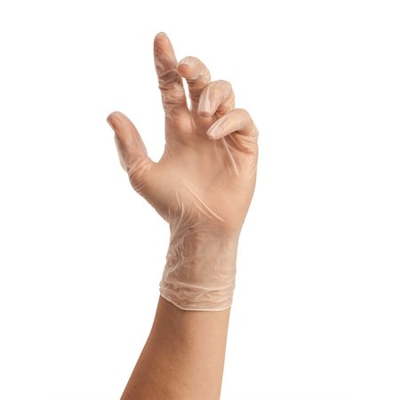 VINYL POWDER-FREE GLOVES SMALL (100)