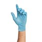 GANTS BLEU NITRILE S.POUDRE P (100)