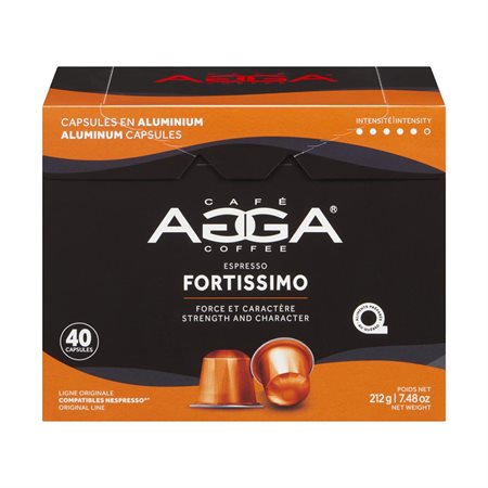 40 Capsules Nespresso fortissimo