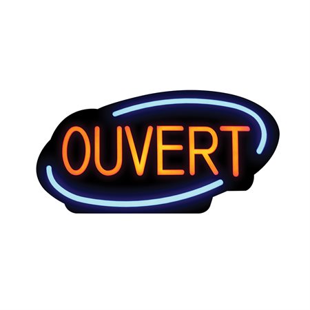 ENSEIGNE OUVERT DEL FRAN.