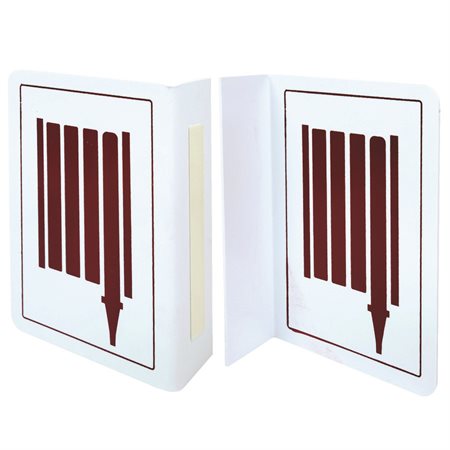 FIRE HOSE SIGN RED