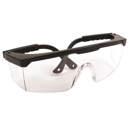 SAFETY GLASSES BLACK FRAME