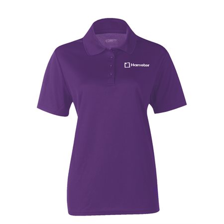 POLO FEMME S VIOLET BROD.BLC