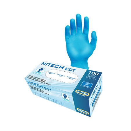 NIT.NITRILE GLOVE FREE SM.BLUE (100)