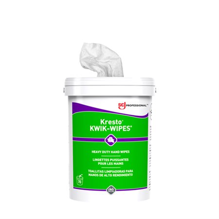 Lingettes nettoyantes pour les mains