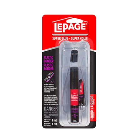 Plastic Bonding System Super Glue