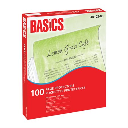 SHEET PROTEC.LETTER 2MIL