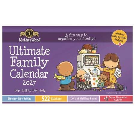 Mom's Ultimate Family Fridge Calendar