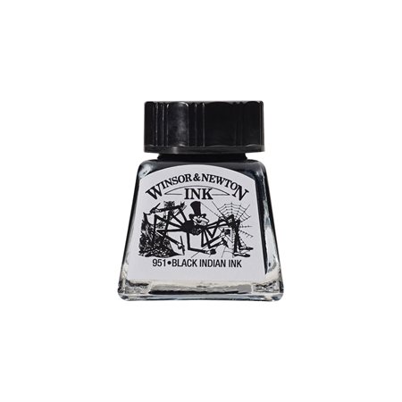 INK DRAWING W&N BLK 14ML