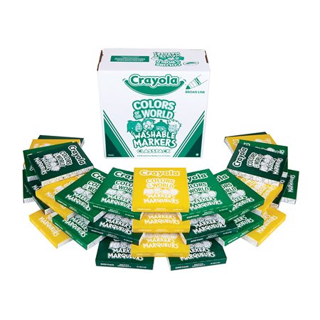 MARKERS CLASSPACK WORLD 240PCS