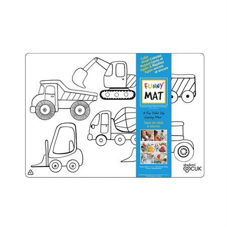 Tapis à colorier pour dessus de table