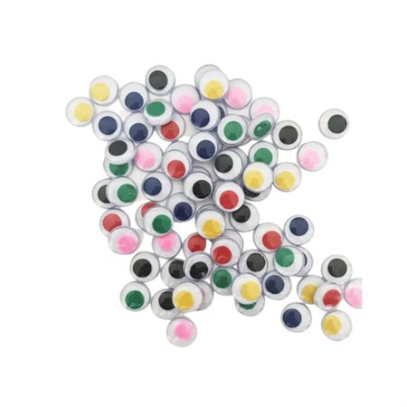 WIGGLY EYES ASS 100PCS