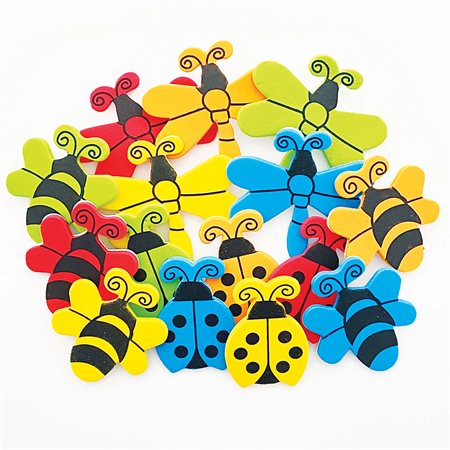 FOAM INSECT SHAPES ASS