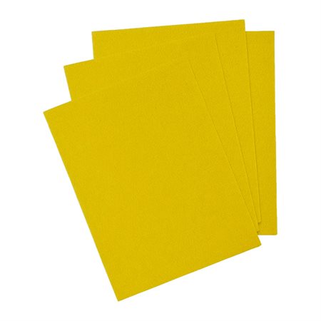 FELT SHEETS YELLOW 10PCS