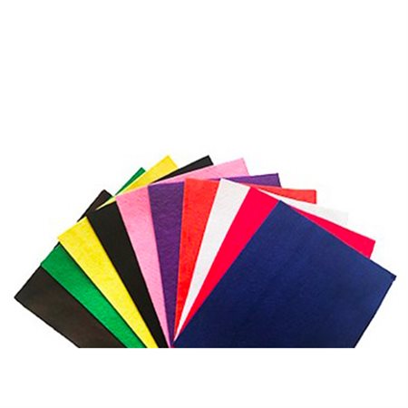 FELT SHEETS ASS 10PCS