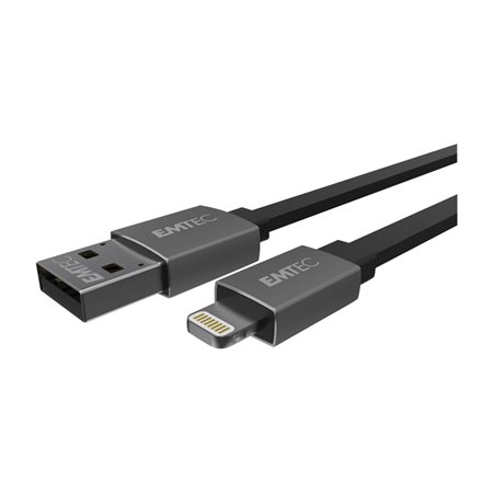 CABLE USB A-LIGHTNING 4'