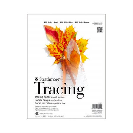 BLOC CALQUE STRATHMORE 9X12