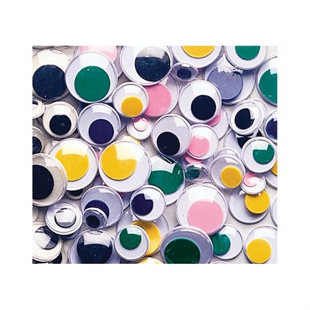 WIGGLE EYES ASS 100PCS