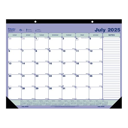 CALENDRIER BUREAU 21 25X16 ENG
