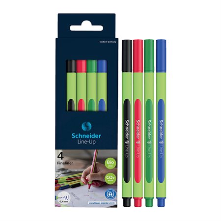 SCHN LINE-UP FINELINER 4PCS
