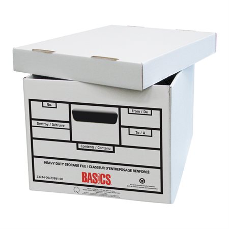 BOX FILE LTRLGL WH HEAVY 4