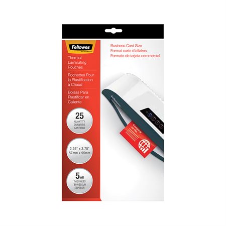 POCH.LAMIN.CARTE GLOSS 5MIL