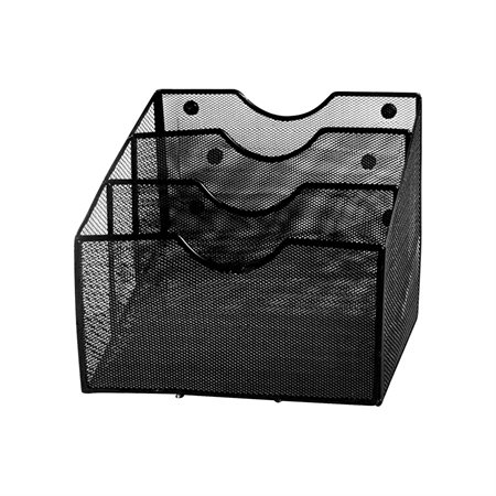 3-Pocket Magnetic Mesh File Holder Letter