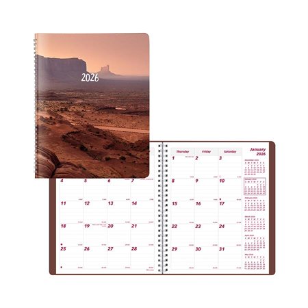 PLANNER.14MO.8-7 / 8X7-1 / 8.WHITE