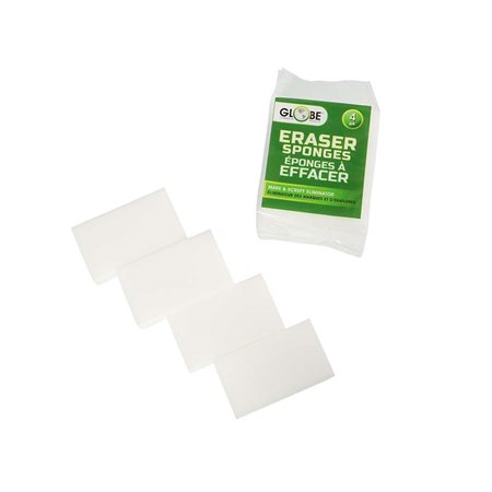 CLEANER GLOBE ERASER SPG 4PK