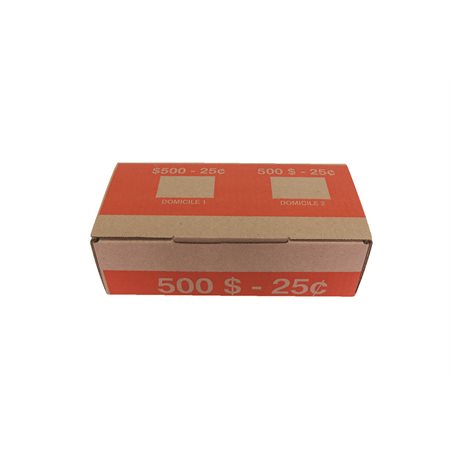 Boîtes à monnaie prédécoupées