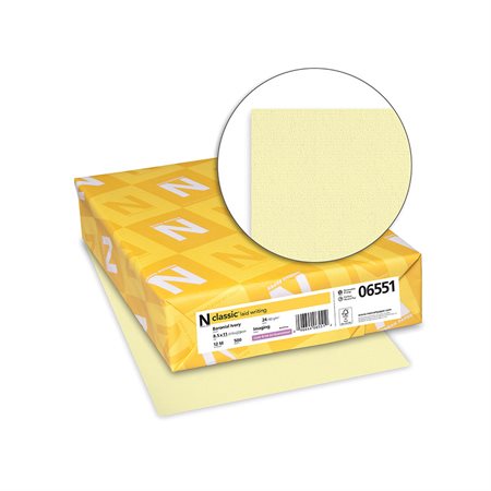 Papier à lettres vergé