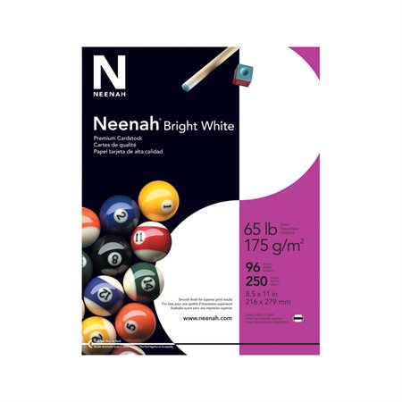 Papier couverture blanc brillant