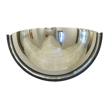 Miroir demi-dôme à dessus fermé