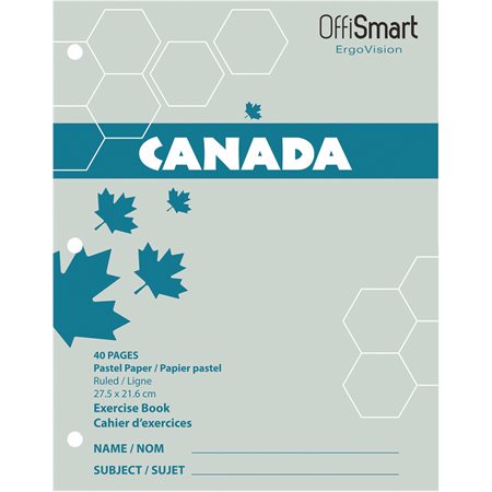 CAHIER 27.5X21.6 40P VERT