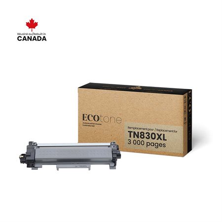 Cartouche de toner remise à neuf à haut rendement (Alternative à Brother TN830XL)