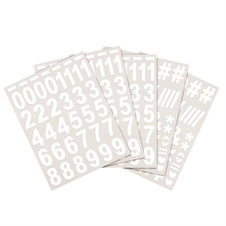 Pre-Cut Numbers and Symbols