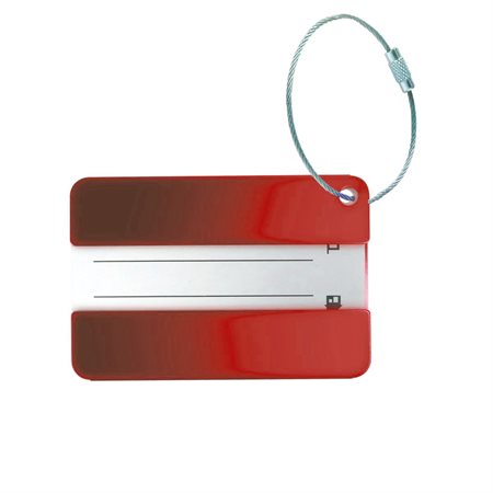 Aluminum luggage tag