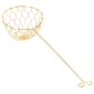 Brass fondue strainer