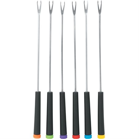 Set of 6 fondue forks