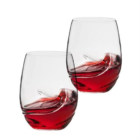 Set of 2 stemless wine glasses Oxygen 500 ml