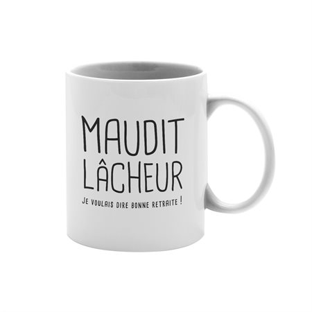 Tasse en céramique pour retraité