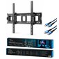 KIT SUPPORT MURAL POUR MONITEUR + 2 CABLE HDMI 8K
