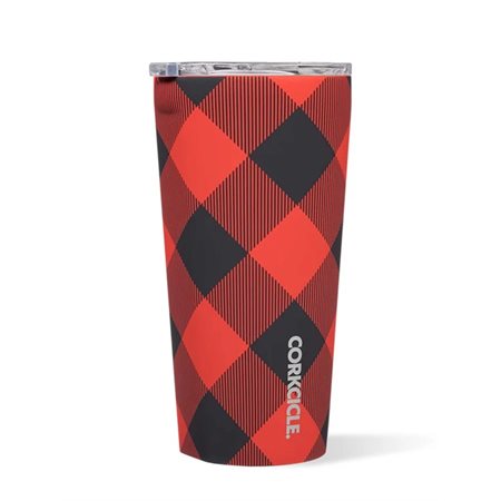 Isothermal tumbler "Red plaid"