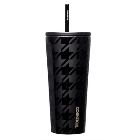 COLD CUP 24 OZ ONYX HOUNDSTOOTH