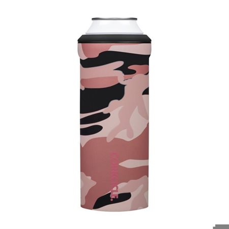 Rose Camo slim can cooler