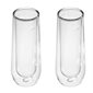 7 OZ GLASS FLUTE CLEAR DOUBLE PACK