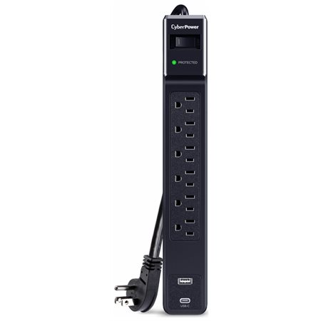 PARASURTENSEUR CP 6 PRISE 2 USB / USB-C 4PIEDS